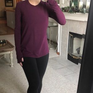 Lululemon dark purple long sleeve